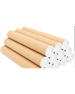 Jumbo Kraft Mailing Tube With End Caps